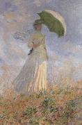 Claude Monet Layd with Parasol painting